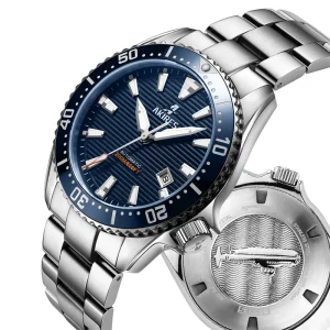 007 Luminous Bezel Insert NH35 Automatic Watch Customized Logo 200 M Waterproof Diver Watch for Men