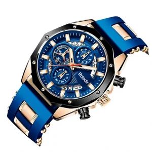 1 Piece Men’s Fashionable Business Casual Watch with Pointer Display Acrylic Strap Quartz Movement 42mm Round Dial
