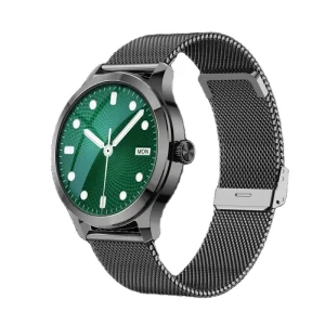 1.32″ Elegant Stainless Female Watch With AMOLED Vivid Display 1 ATM Waterproof Blood Pressure Sleep Luxury Lady Sport