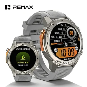 1.43″ AMOLED Screen GPS Smart Watch 5ATM Waterproof Smartwatch Outdoor Fitness Tracker for Men