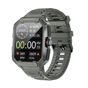 1.85 Inch HD Screen AK47 Smart Watch Outdoor Sports Men Smartwatch Blood Pressure BT Call