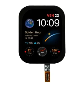 1.96 Inch AMOLED OLED Display 410×502 QSPI Square Screen 600nits Bright Smartwatch Module