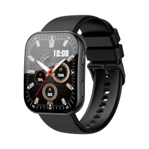 1.96-inch Amoled Screen Men Smart Watch KM70 with BT Call Blood Oxygen Heart Rate Smartwatch