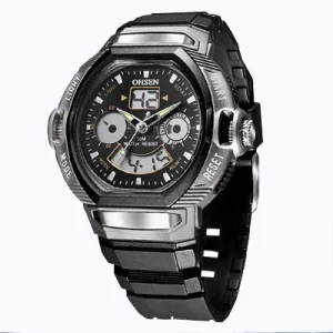 #1002-4 Plastic Digit-Analogue Sport Watch