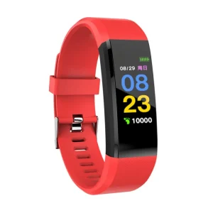 115 Plus Sports Heart Rate Fitness Tracker Watch Band Vibrating Touch Screen Smart Bracelet Wristband Smart Watch