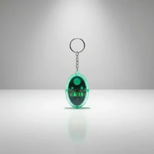 12color Mix Keychain Ring with Watch Time with Flash LED Light Tasbih Digital for Muslim Counters