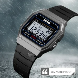 1412 Brief Sport Digital Watch Mens Chronograph Watch