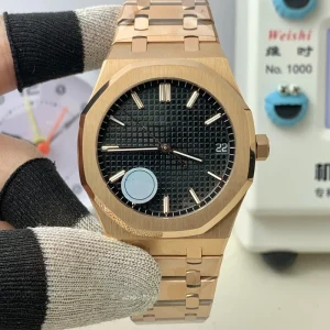 15500 Men’s Stainless Steel Mechanical Watch with Automatic Movement Water Resistant Pointer Dial