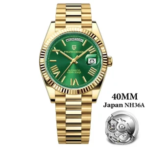1783 Rose Gold NH36 Luxury Automatic Mechanical Watch for Men AR Sapphire Glass NH36A Date