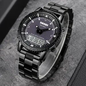 1871 Multi-function Digital Watch Manufacturer Solar Power 304 Steel Analog Quartz Watch Man