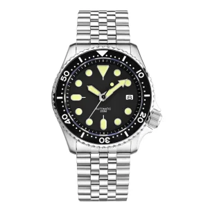 1pcs Custom logo High Quality Low Moq 200m Nh35 Skx007 Mechanical Automatic Diving Diver Steel Watch Man for Sale