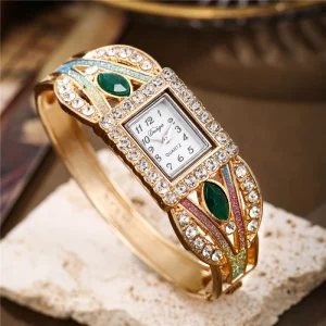 1pcs Exquisite Women’s Watch Gorgeous Shining Fashion Style Women’s Watch Gift for Mother Wife Girlfriend Birthday Gift