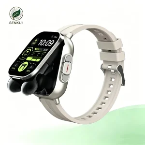 2 in 1 SmartWatch with TWS Earbuds Wireless Headphone Health Monitoring Fitness Record Reminders Men Women Smart Watches