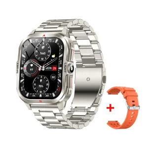 2.01 Inch Screen IP67 Waterproof MK98 Smart Watch Heart Rate Blood Pressure Monitoring Men and Women Outdoor Sports Light Watches