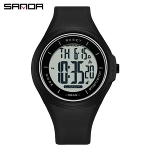 2131 Men’s Digital Watch, Simple Sport TPU Band, Alarm Clock, Resistant, Waterproof