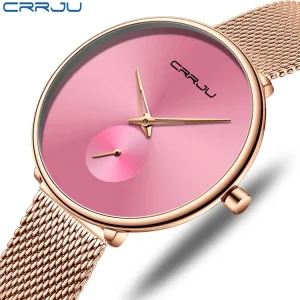 2165 Stainless Steel Mesh Ultra Thin 3ATM Waterproof Women’s Quartz Watch