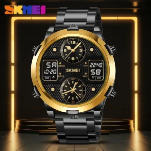 2212 Sport Analog-Digital Wrist Watch with Alarm Customizable Logo Stainless Steel Japan Movement