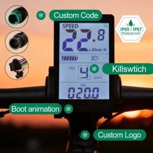 24V 36V 48V 60V Waterproof Digital Bicycle Speedometer Computer Roadbike Electric Bike Cycling OEM ODM Manufacturer