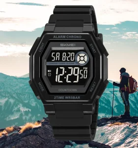 2552 Men’s Sport Digital Chronograph Watch Waterproof with Luminous Display and Alarm