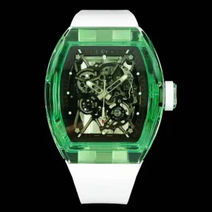 26 year high-end crystal transparent openwork dial waterproof automatic mechanical movement men’s limited edition watch