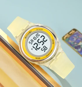 2661 Sport Thin Mens Waterproof Digital Watch for Boys