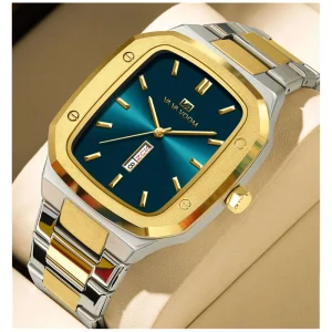 2831 Fashion Rectangle Luxury Men’s Watch Business Casual Waterproof Quartz Watch