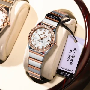302 Novelty Ready Stock Multi-Color Women’s Quartz Watch with Stainless Steel Band