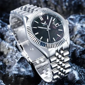 35 Hours Energy Saving No Battery Watch for Men, Luxury Brand Automatic