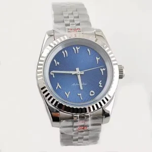 36mm 39mm Japan Movement NH35 Automatic Watch, Sapphire Crystal, Arabic Dial, Sterile Logo, Custom Logo