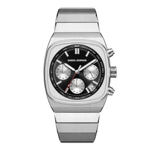 36mm Stainless Steel Watch Sapphire Crystal Japan Quartz Movement 5ATM Waterproof Men’s Watch