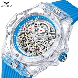 3835 Waterproof Male Luxury Mechanical Watch Luminous Dial Automatic Chronograph Wristwatch