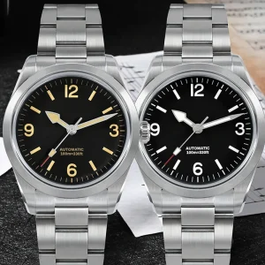 38mm Men’s Luxury Sports Automatic Mechanical Wristwatch NH35 Waterproof 100m Diver Watch Sapphire Mirror Pointer