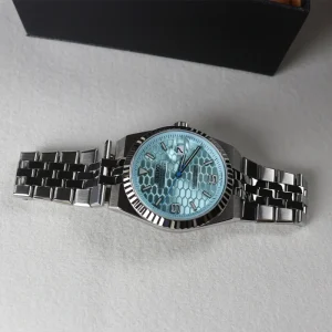 40mm Fully Automatic Waterproof Luminous Mechanical Men’s Watch with Steel Band