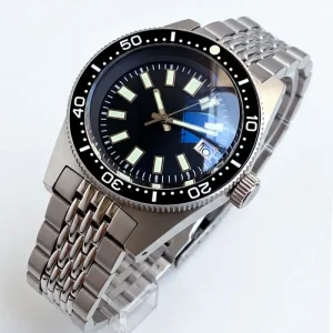 41mm 62mas Style Japan NH35A Movement Mechanical Automatic Watch for Men AR Domed Sapphire Glass Sports Steel Waterproof