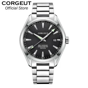 41mm Luxury Automatic Men’s Nh35 Mechanical Watch Waterproof Mechanical Design Stainless Steel Custom Logo Watch
