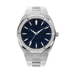 42MM All Stainless Steel Strap Quartz Movement Luminous Auto Date Fashion Antique Luxury Men Watch