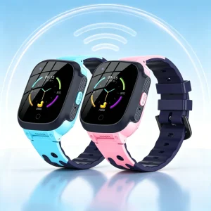 4G Android Kids Smart Watch GPS SIM Card IP67 Waterproof IPS Rubber SOS Video Call Answer Make Calls Remote Control Compass