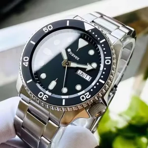 Seikos 5 Watch for Men Luxury Stainless Steel Waterproof Luminous Sports Mechanical Men’s Watch 4R36 Movement Sapphire Crystal