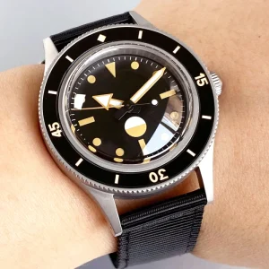 50 Fathoms Style Watch for Men Retro Dome Sapphire Glass Luminous Bezel NH35 Movement Diving Mechanical 200m Waterproof