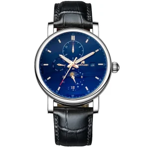 5019 Multifunctional Calendar Leather Needle Genuine Leather Luminous Men’s Mechanical Watch