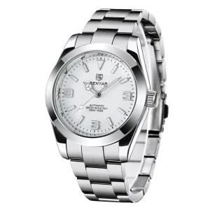 5177 Men Mechanical Automatic Watch Sapphire Crystal Glass Waterproof Business Watch