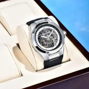 5207M Luxury 42MM Alloy 5ATM Waterproof Working Timer Montre De Mode Pour Hommes Automatic Men’s Mechanical Watch