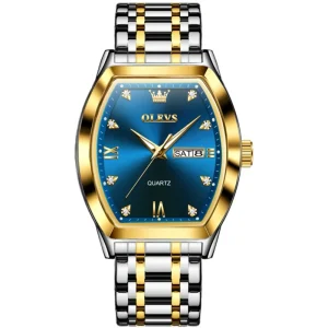 5528 Custom Logo Classic Waterproof Stainless Steel Large Dial Lady Quartz Gold Women’s Watch