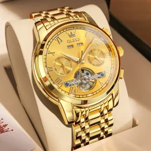 6607 Skeleton Watch Classic Men’s Multi-function Automatic Mechanical Watch