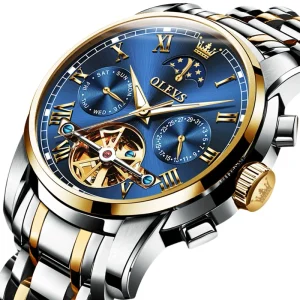 6617 Custom Logo Watch Alloy Material Water Resistant Men Watch Mechanical Clock