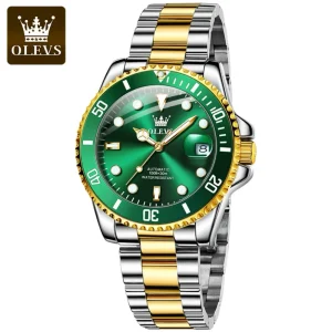 6650 Luxury WaterProof Analog Auto Date Stainless Steel China Factory Custom Logo Mechanical Men Watch