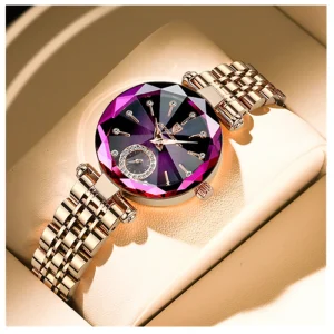 719 Watch for Women Luxury Jewelry Stainless Steel Quartz Wristwatch Waterproof Fashion Girl Watch