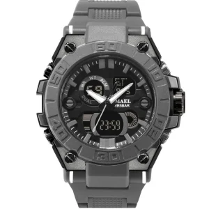 739 Fashion Sport Men Watch Analog LED Digital Original Design Rubber Functional Unique Men’s Watch