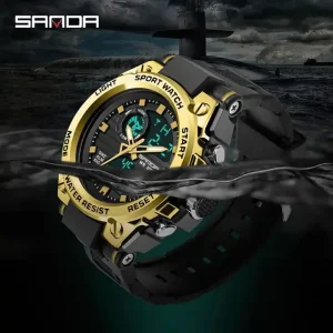 739 Sports Men’s Watch, Japanese Movement, Quartz, Waterproof, Shock Resistant
