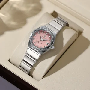 7813 Women’s Quartz Watch Simple Luxury Fashion Daily Use Calendar Water Resistant Watches for Ladies Customized